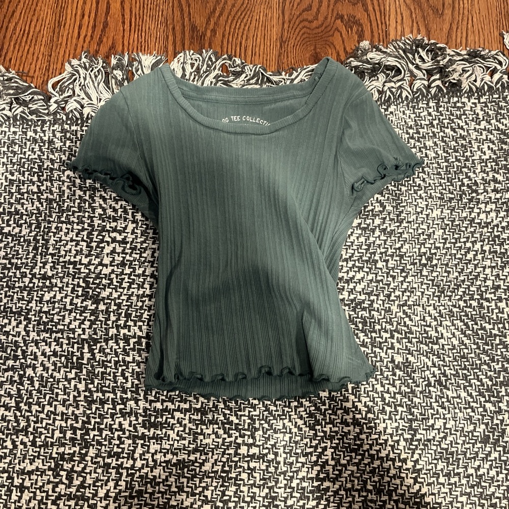 aeropostale green baby tee